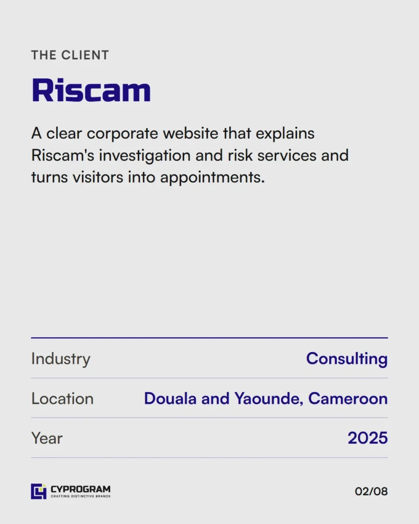 Riscam case study slide 2