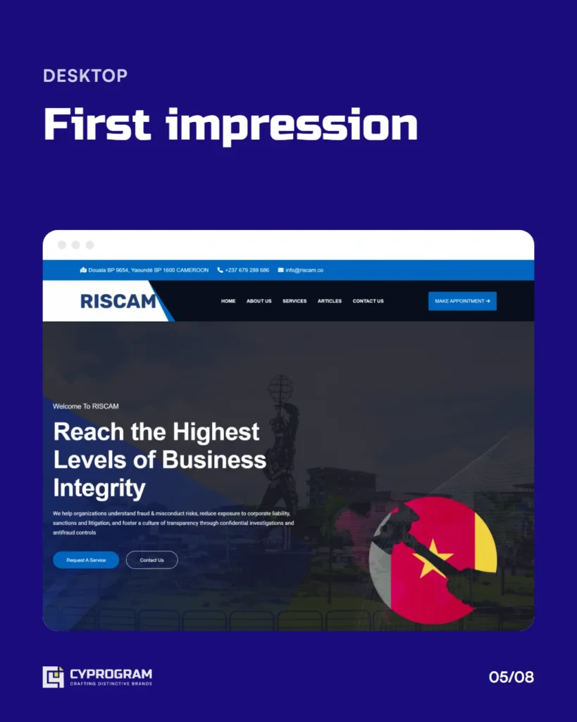 Riscam case study slide 5